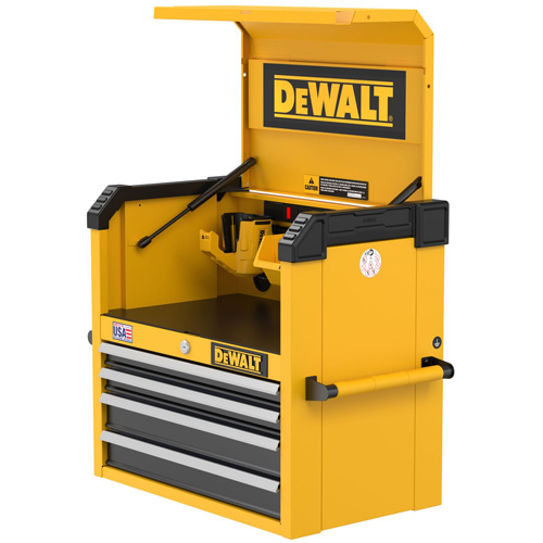 Coffre &agrave; outils robuste, 26" la, 4 tiroirs, Jaune Distribution Industrielle GC