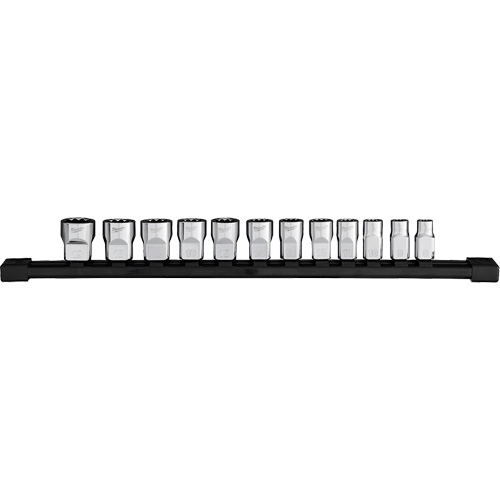 Jeu de douilles m&eacute;triques &agrave; 12 pans, 12 Mcx, Prise de 3/8" Distribution Industrielle GC