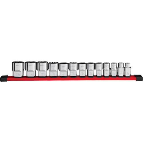 Jeu de douilles SAE &agrave; 12 pans, 13 Mcx, Prise de 1/2" Distribution Industrielle GC