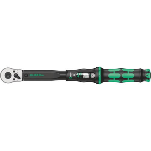 Cl&eacute; dynamom&eacute;trique Click-Torque B2 avec cliquet r&eacute;versible, &agrave; cliquer, Entraînement 3/8" carr&eacute;, 20 - 100 Nm Distribution Industrielle GC