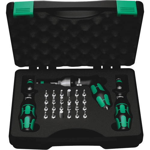 7440/41/42 Kraftform Torque Screwdriver Set, 0.3 - 6.0 Nm Torque Range, 6" Length Distribution Industrielle GC