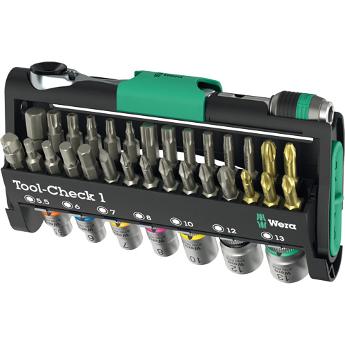 Ensemble d'outils Tool-Check 1, 38 Mcx, Prise de 1/4" Distribution Industrielle GC