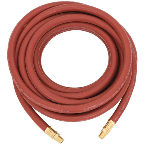 Tuyau AH3825RB, Air, Caoutchouc, 3/8" dia. x 25', 300 psi, 1/4 NPT Distribution Industrielle GC