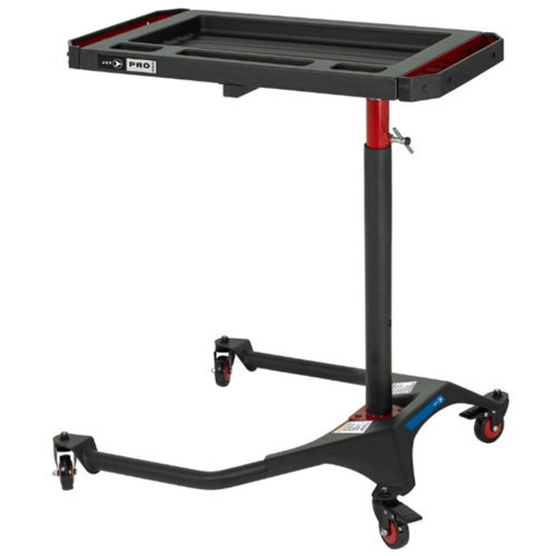 JUHT-100A Adjustable-Height Under-Hood ABS Tool Tray, 0 Drawers, 18-7/10" L x 31-17/20" W x 48-2/5" H, Black Distribution Industrielle GC