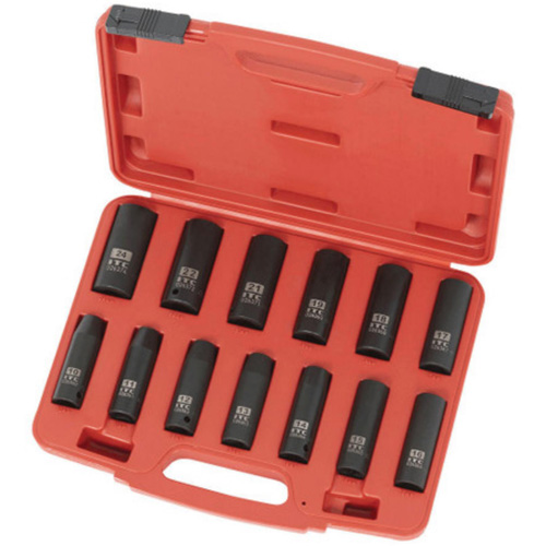 Jeu de douilles m&eacute;triques IPS-1312DM, 13 Mcx, Chocs, Prise de 1/2", Profond Distribution Industrielle GC