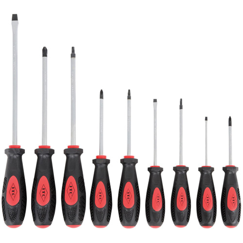 IESD-9S Ergonomic Screwdriver Set, 9 Pcs., Magnetic Distribution Industrielle GC