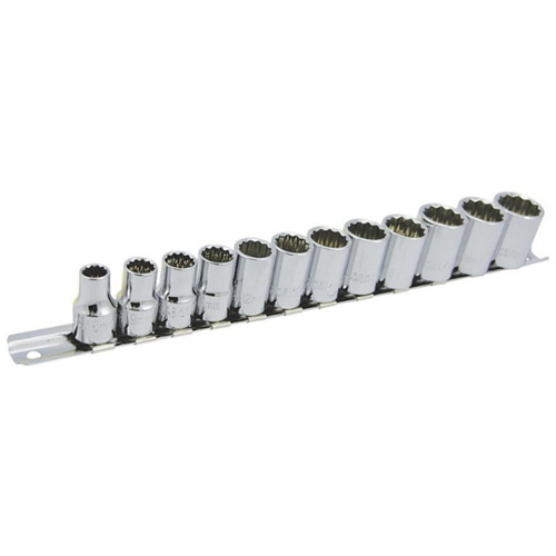 Jeu de douilles m&eacute;triques &agrave; 12 pans SS3812M-12 , 12 Mcx, Prise de 3/8" Distribution Industrielle GC