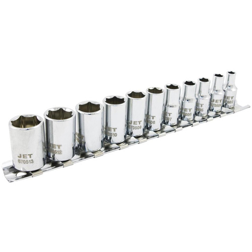 SS1411M-6 6-Point Metric Socket Set, 11 Pcs, 1/4" Drive Size Distribution Industrielle GC