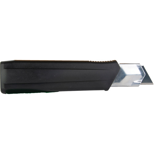 Couteau r&eacute;tractable de 25 mm, Acier inoxydable, Robuste, Prise en Caoutchouc Distribution Industrielle GC