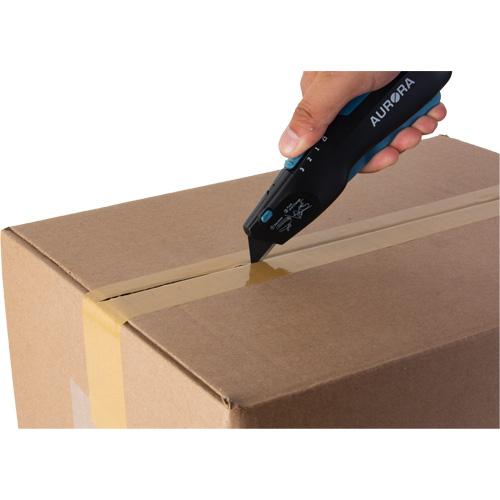 Retractable Safety Knife , Stainless Steel, Heavy-Duty, Plastic/Aluminum Handle Distribution Industrielle GC