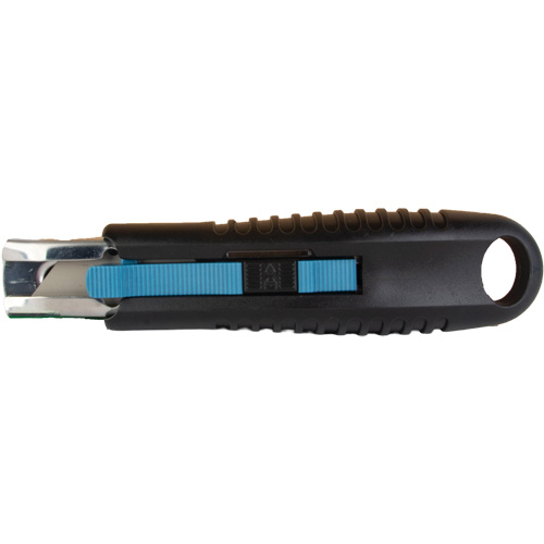 Couteau de s&eacute;curit&eacute; r&eacute;tractable standard, Acier inoxydable, Prise en Caoutchouc Distribution Industrielle GC