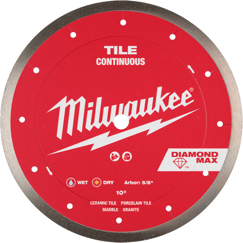 Lame diamant&eacute;e continue pour tuile DIAMOND MAX  Distribution Industrielle GC