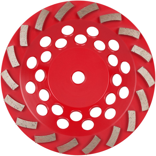 Meule boisseau diamant&eacute;e &agrave; 18 segments Turbo DIAMOND MAX Distribution Industrielle GC