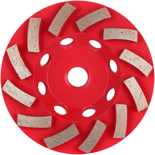Meule boisseau diamant&eacute;e &agrave; 12 segments Turbo DIAMOND MAX Distribution Industrielle GC