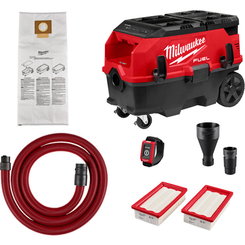 Extracteur de poussi&egrave;re &agrave; deux batteries M18 FUEL de 9 gallons, compatible avec PACKOUT avec trousse VACLINK, 27-3/4" x 19" Distribution Industrielle GC