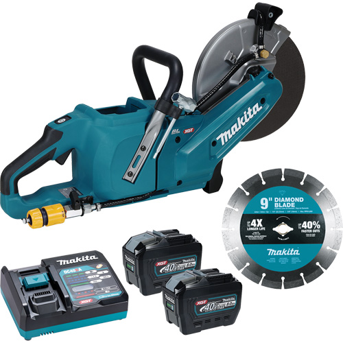Tronçonneuse &agrave; meule &eacute;lectrique 40?V?max XGT sans balais avec trousse de batteries 8,0?Ah , 9", 40 V Distribution Industrielle GC