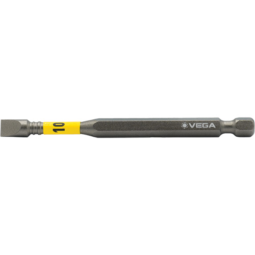 Impactech&reg; Power Bit, Slot, 10F-12R Tip, 1/4" Drive Size, 3-1/2" Length Distribution Industrielle GC