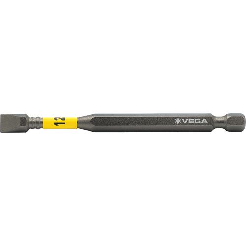 Impactech&reg; Power Bit, Slot, 12F-14R Tip, 1/4" Drive Size, 3-1/2" Length Distribution Industrielle GC