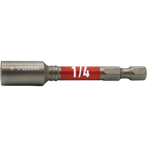 Impactech&reg; Nut Driver, 1/4" Tip, 1/4" Drive, 2-9/16" L, Magnetic Distribution Industrielle GC