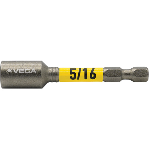 Impactech&reg; Nut Driver, 5/16" Tip, 1/4" Drive, 2-9/16" L, Magnetic Distribution Industrielle GC