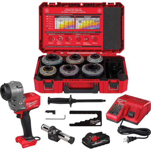 M18 FUEL Covered Conductor Cable Stripper Kit with Adjustable Bushings Distribution Industrielle GC