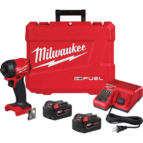Trousse visseuse hydraulique &agrave; prise hexagonale SURGE M18 FUEL , 1/4", 1000 lb-po Couple max., 18 V, Lithium-ion Distribution Industrielle GC