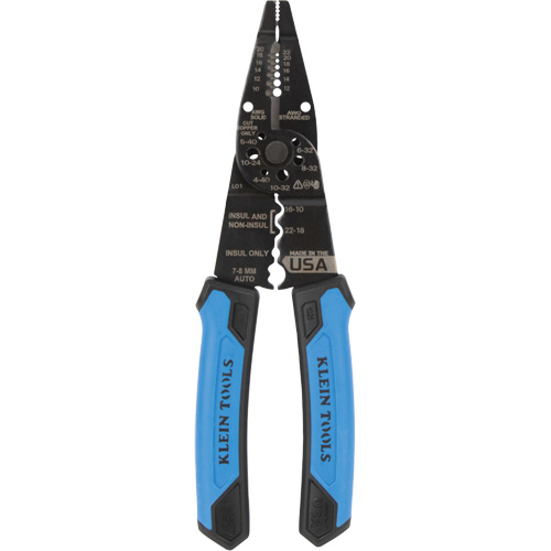 Pince &agrave; d&eacute;nuder polyvalente &agrave; bec long, 8-1/4" lo, 10 - 20/12 - 22 AWG Distribution Industrielle GC