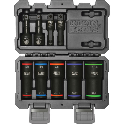 2-in-1 Impact Flip Socket Set, 5 Pcs, Impact Distribution Industrielle GC