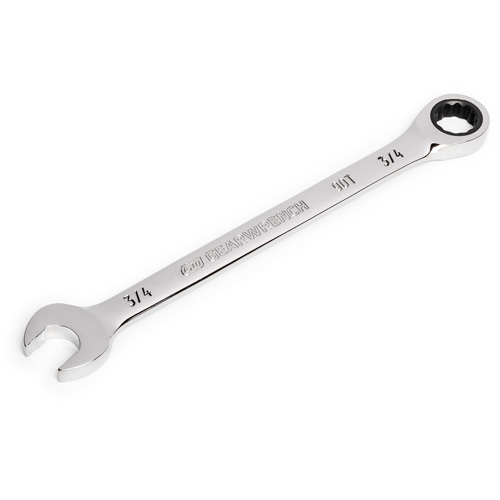 Cl&eacute; &agrave; cliquet combin&eacute;e &agrave; 90 dents, 12 pans, 3/4", Fini Chrome Distribution Industrielle GC