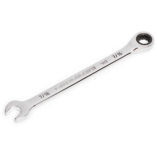 Cl&eacute; &agrave; cliquet combin&eacute;e &agrave; 90 dents, 12 pans, 7/16", Fini Chrome Distribution Industrielle GC