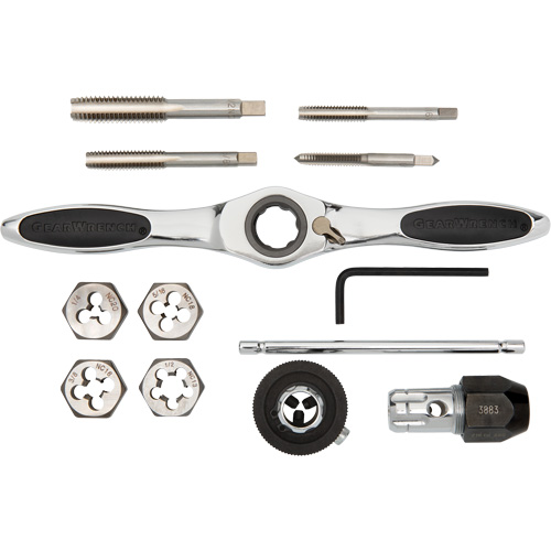 SAE Ratcheting Tap & Die Set, 13 Pieces Distribution Industrielle GC