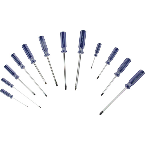 Slotted & Philips Screwdriver Kit, 12 Pcs. Distribution Industrielle GC
