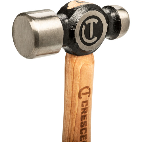 Marteau &agrave; panne ronde, Poids de la t&ecirc;te 32 oz, Face Poli, Prise Bois Distribution Industrielle GC