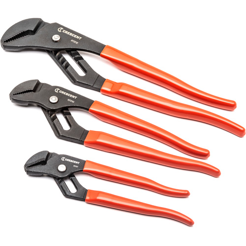Straight Jaw Dipped Handle Tongue & Groove Plier Set, 3 Pieces Distribution Industrielle GC