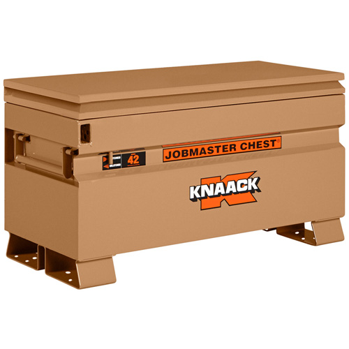 Coffre de chantier mod&egrave;le 42 avec cadenas, 42" x 19" x 23-3/8", Acier, Havane Distribution Industrielle GC