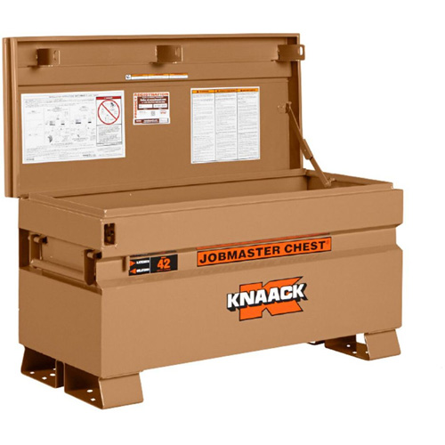 Coffre de chantier mod&egrave;le 42 avec cadenas, 42" x 19" x 23-3/8", Acier, Havane Distribution Industrielle GC