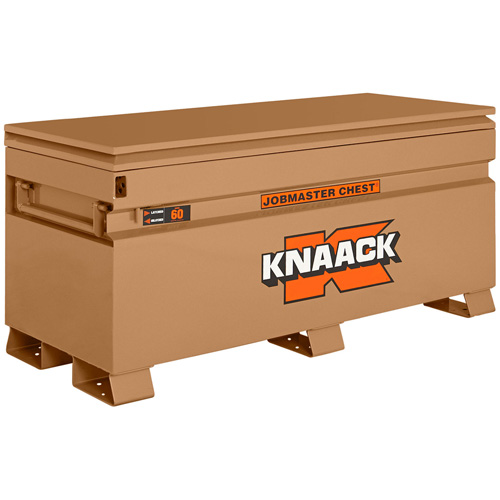 Coffre de chantier mod&egrave;le 60 avec cadenas, 60" x 24" x 28-1/2", Acier, Havane Distribution Industrielle GC