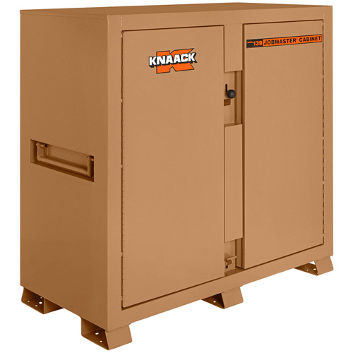 Model 139 Jobsite Cabinet with Padlock, Steel, 59.4 Cubic Feet, Tan Distribution Industrielle GC