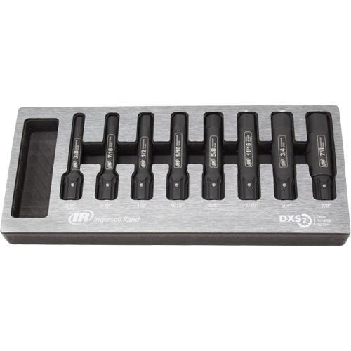 SAE Bit Impact Socket Set, Hex, 8 Pcs Distribution Industrielle GC