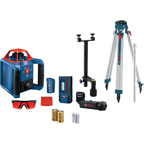 Ensemble laser rotatif horizontal/vertical auto-nivelant, 670 N.m Distribution Industrielle GC