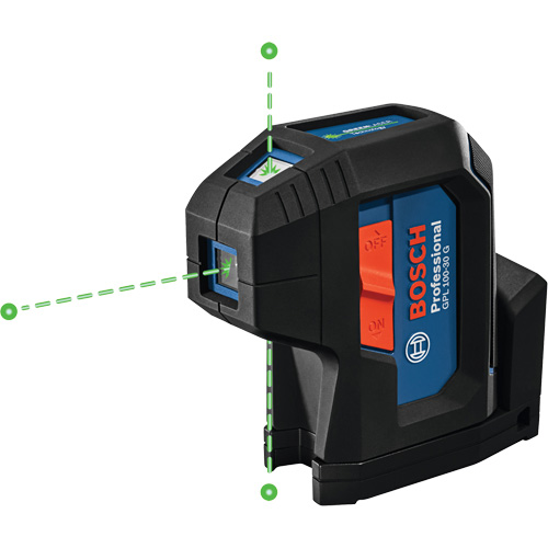 Laser dalignement autonivelant &agrave; faisceau vert &agrave; trois points Distribution Industrielle GC
