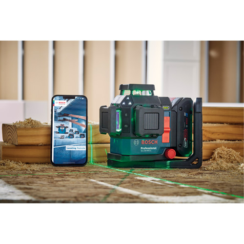 360 Connected Green-Beam Three-Plane Leveling and Alignment Laser Distribution Industrielle GC