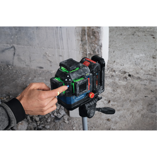 360 Connected Green-Beam Three-Plane Leveling and Alignment Laser Distribution Industrielle GC