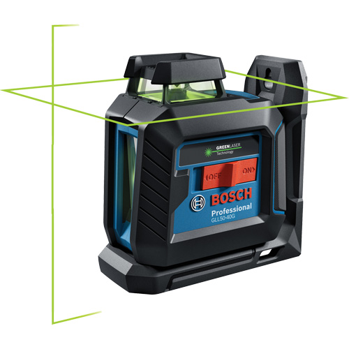 Green-Beam Self-Leveling 360° Cross-Line Laser Distribution Industrielle GC