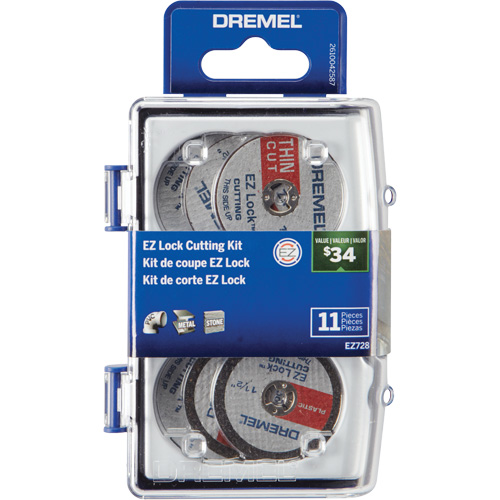 EZ Lock Cutting Rotary Accessories Micro Kit Distribution Industrielle GC