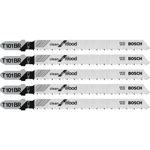 Basic Wood Jigsaw Blade, T-Shank, 4" L, 10 TPI Distribution Industrielle GC