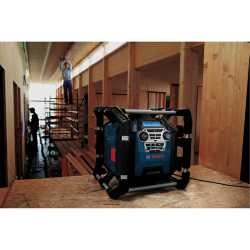 Jobsite Radio with Bluetooth&reg; 5.0 & Power Station, Lithium-Ion, 18 V Distribution Industrielle GC