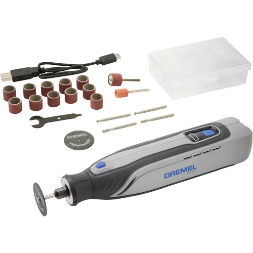 Brushless USB-C Rechargeable Rotary Tool with LED Work Light Distribution Industrielle GC