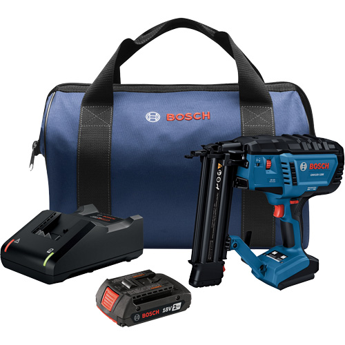 Brushless 18-Gauge Brad Nailer Kit with Standard Power Battery, 18 V, Lithium-Ion Distribution Industrielle GC