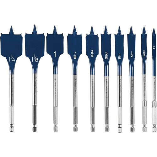 Daredevil&reg; Spade Bit Set, 10 Pieces Distribution Industrielle GC